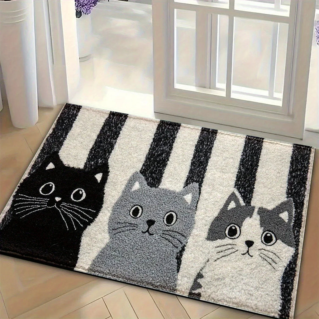 Minimalist Imitation Cashmere Cat Rug