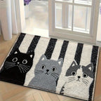 Minimalist Imitation Cashmere Cat Rug