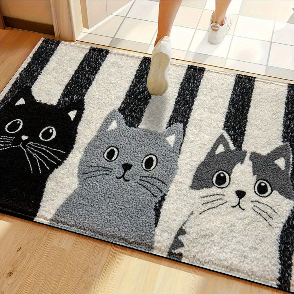 Minimalist Imitation Cashmere Cat Rug