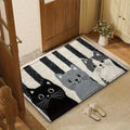 Minimalist Imitation Cashmere Cat Rug