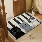 Minimalist Imitation Cashmere Cat Rug