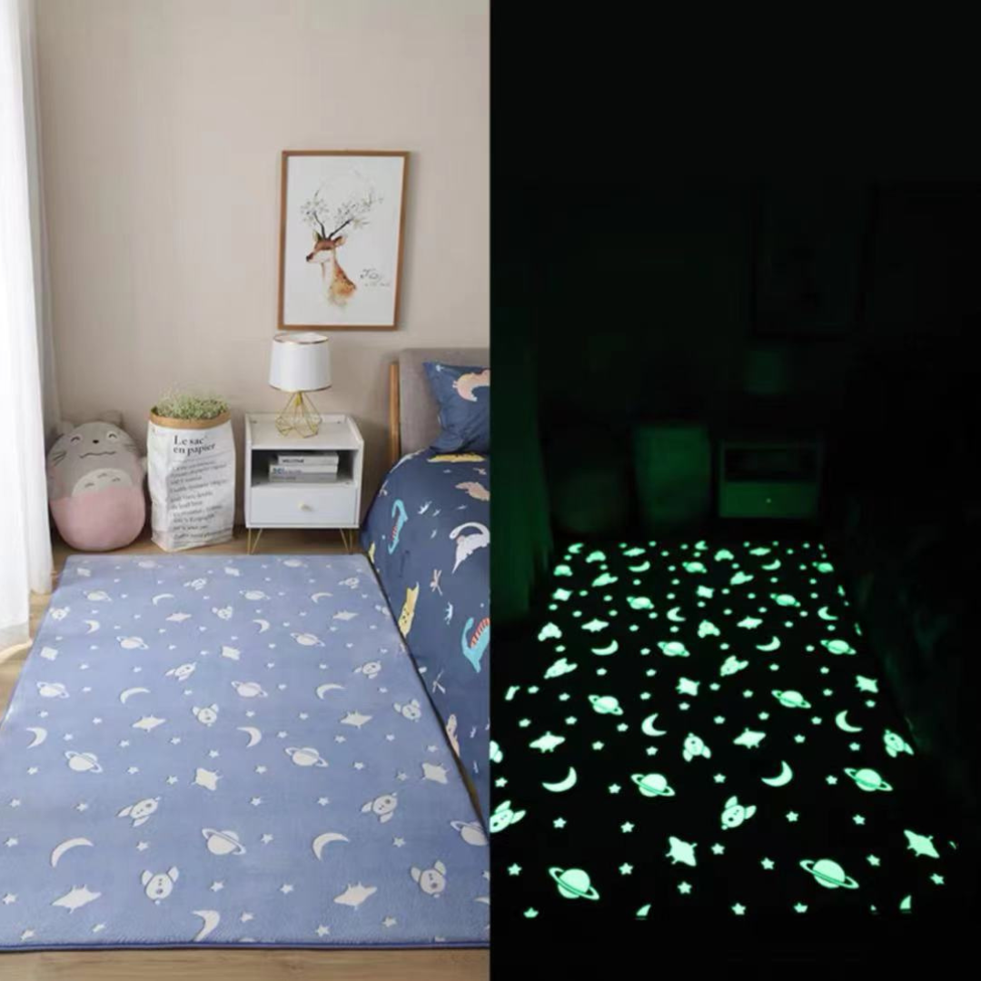 Minimalist Luminous Starry Sky Rug