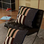 Minimalist Velvet Striped Geometric Cushion Cover – 45x45cm
