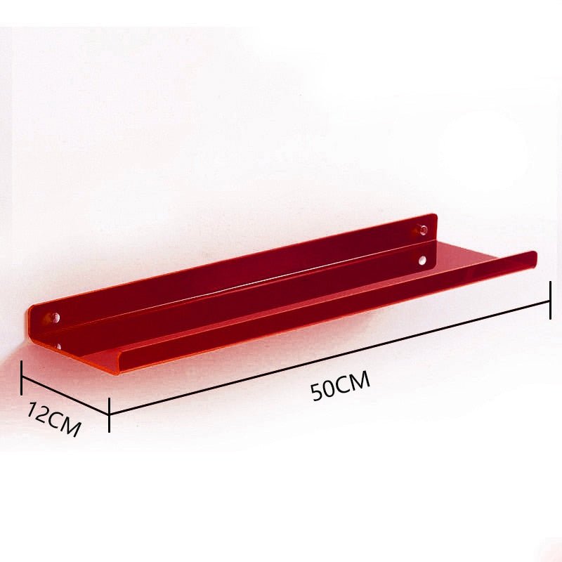 Modern Acrylic Floating Wall Shelves