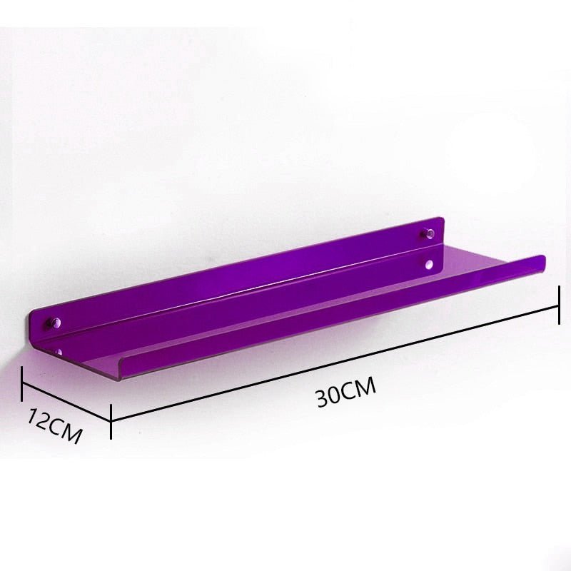 Modern Acrylic Floating Wall Shelves
