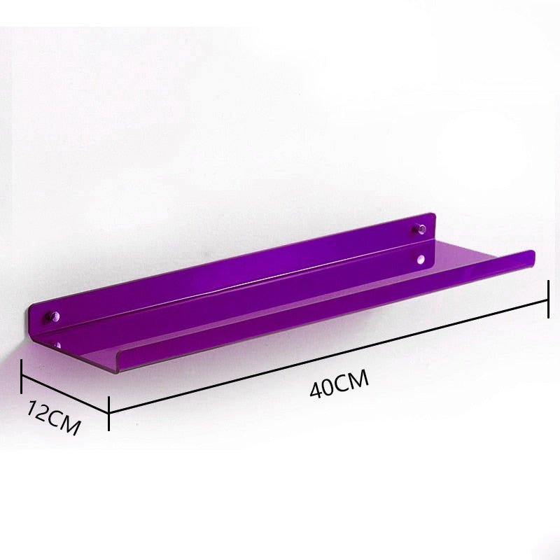 Modern Acrylic Floating Wall Shelves
