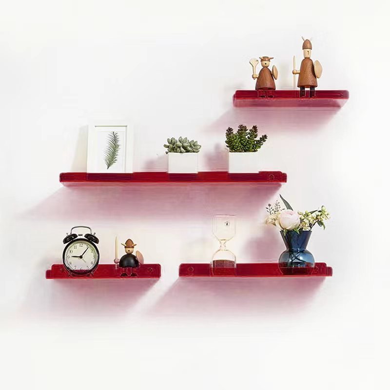 Modern Acrylic Floating Wall Shelves