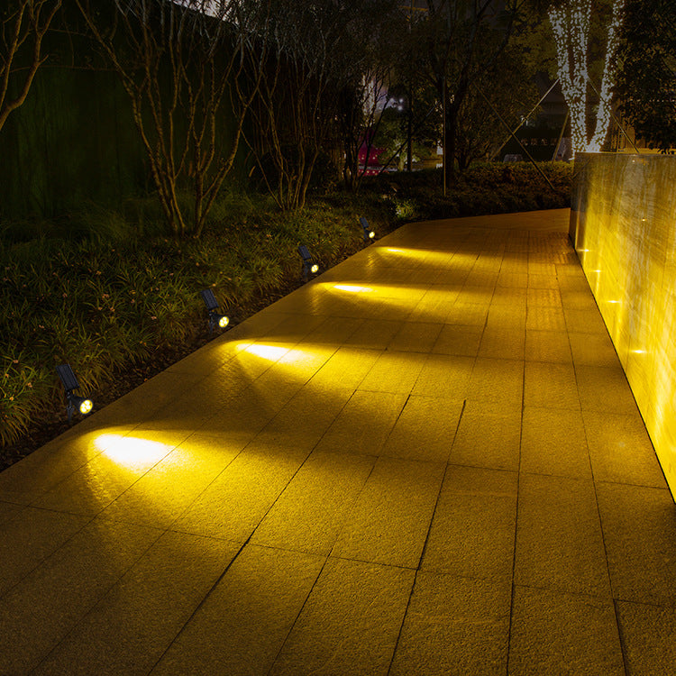 Modern Conical Solar LED Spotlight 1-Light