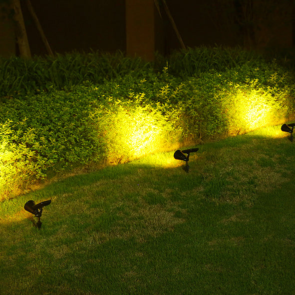Modern Conical Solar LED Spotlight 1-Light