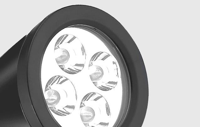 Modern Conical Solar LED Spotlight 1-Light