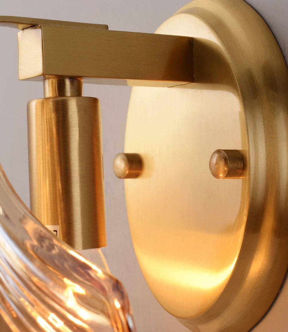 Modern Iron Glass Shell LED Wall Light 1-Light