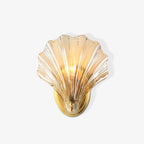 Modern Iron Glass Shell LED Wall Light 1-Light