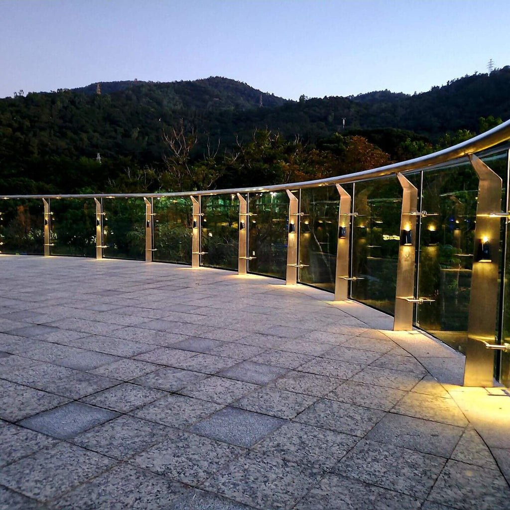 Modern LED Trapezoid Solar Wall Sconce 1-Light