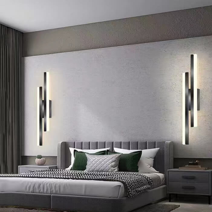Modern Linear LED Wall Sconce Lamp 2-Light