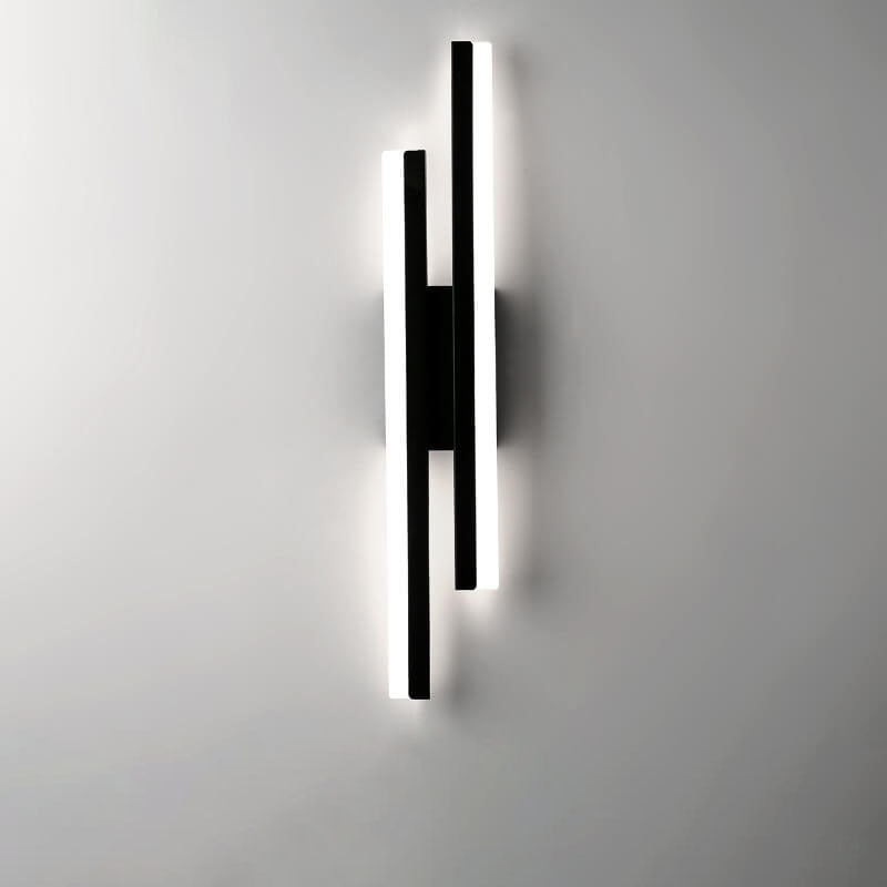 Modern Linear LED Wall Sconce Lamp 2-Light