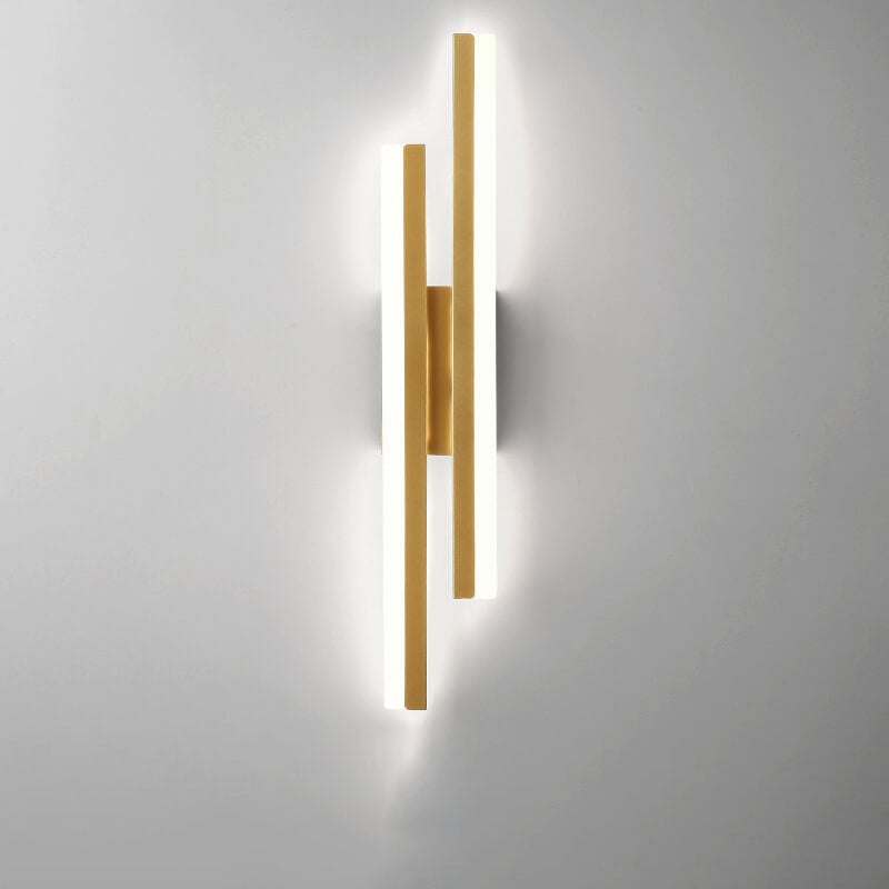 Modern Linear LED Wall Sconce Lamp 2-Light