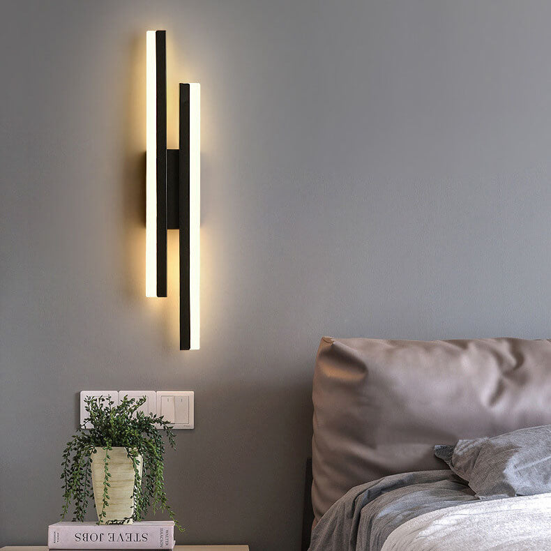 Modern Linear LED Wall Sconce Lamp 2-Light