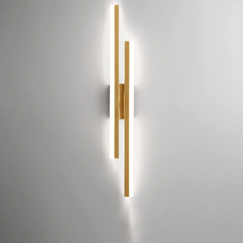 Modern Linear LED Wall Sconce Lamp 2-Light