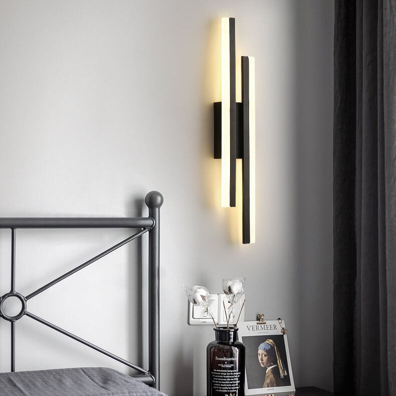 Modern Linear LED Wall Sconce Lamp 2-Light
