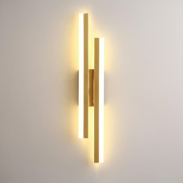 Modern Linear LED Wall Sconce Lamp 2-Light