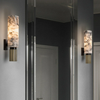 Modern Marble Cylinder LED Wall Light 1-Light
