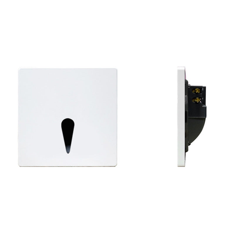 Modern Minimalist Square LED Recessed Wall Lamp 1-Light