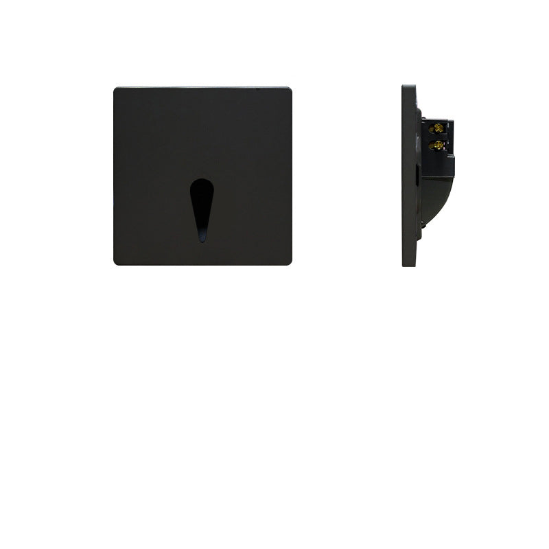 Modern Minimalist Square LED Recessed Wall Lamp 1-Light