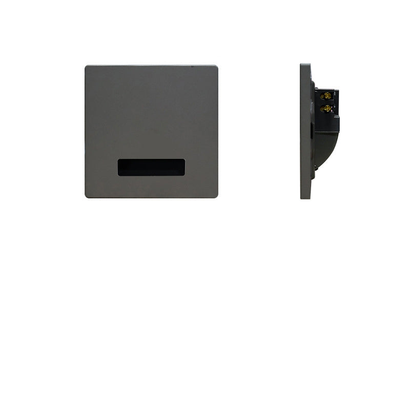 Modern Minimalist Square LED Recessed Wall Lamp 1-Light