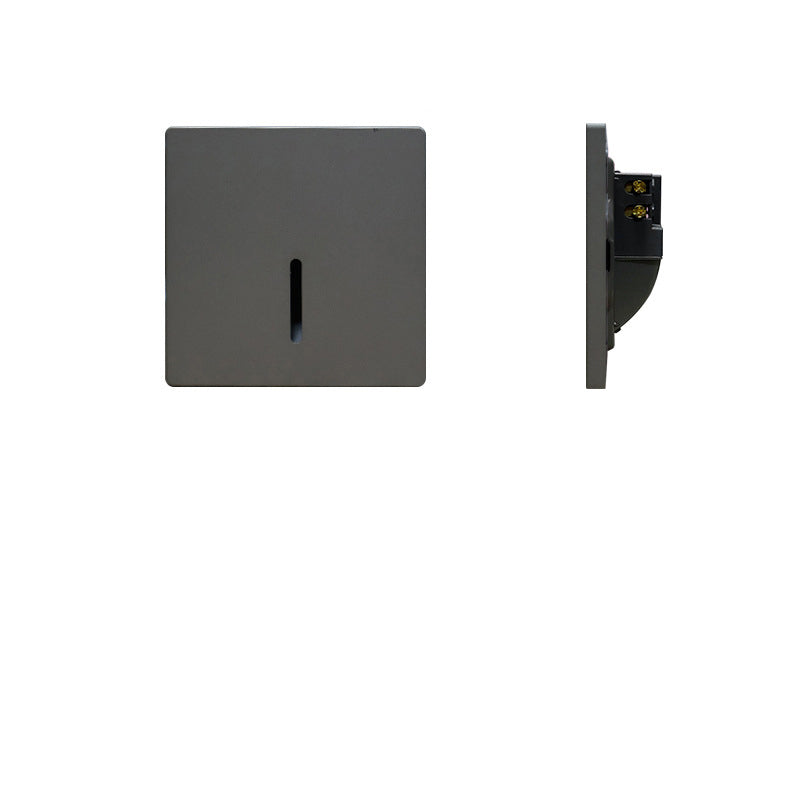 Modern Minimalist Square LED Recessed Wall Lamp 1-Light