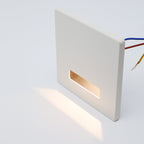 Modern Minimalist Square LED Recessed Wall Lamp 1-Light