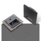 Modern Minimalist Square LED Recessed Wall Lamp 1-Light
