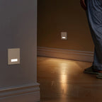 Modern Minimalist Square LED Recessed Wall Lamp 1-Light