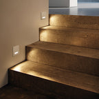 Modern Minimalist Square LED Recessed Wall Lamp 1-Light