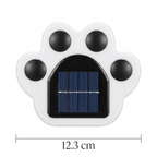 Modern Paw Shape Solar LED Floor Light 1-Light