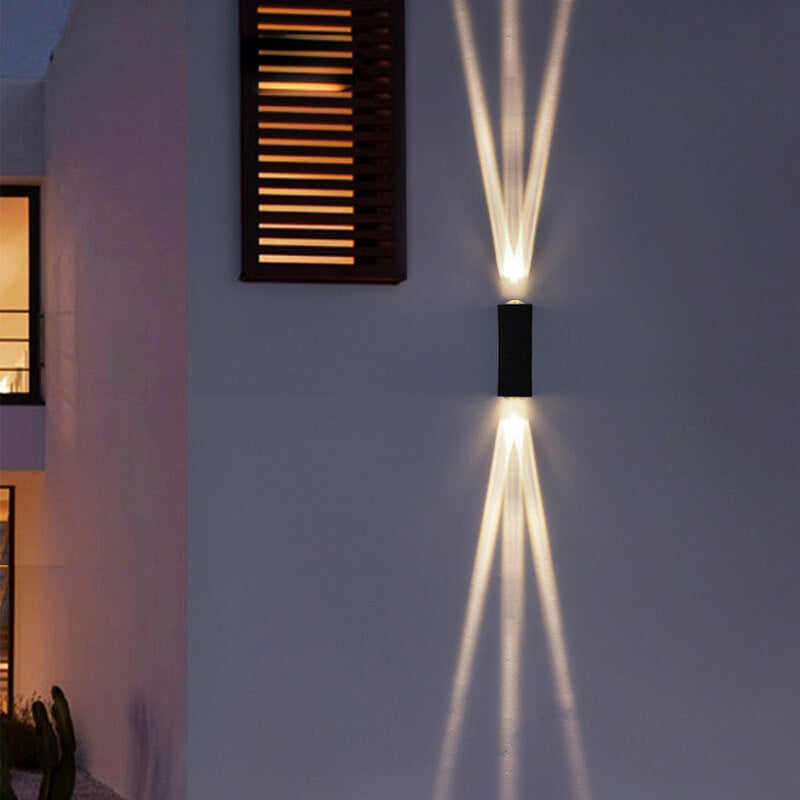 Modern Rectangular LED Wall Sconce Lamp 2-Light