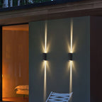 Modern Rectangular LED Wall Sconce Lamp 2-Light