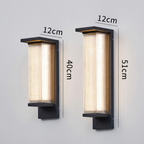 Modern Rectangular Solar LED Wall Sconce 1-Light
