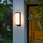 Modern Rectangular Solar LED Wall Sconce 1-Light