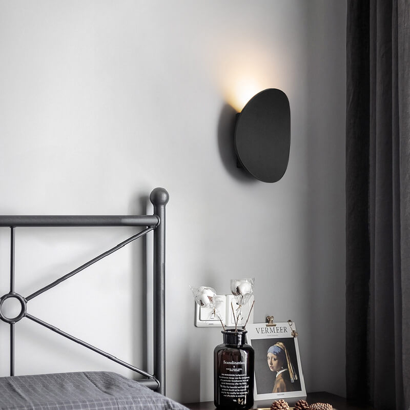 Modern Round LED Wall Sconce Lamp 1-Light