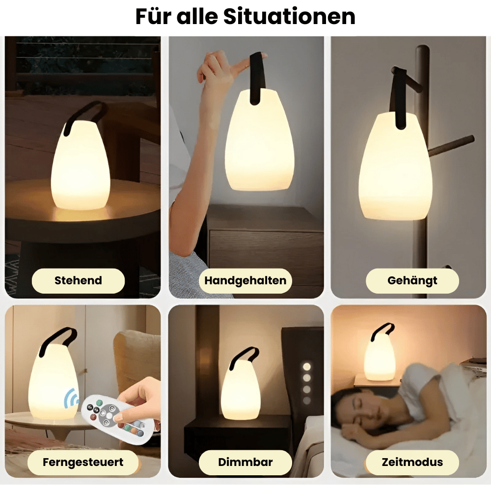 Modern Rounded LED Table Lamp | 1-Light
