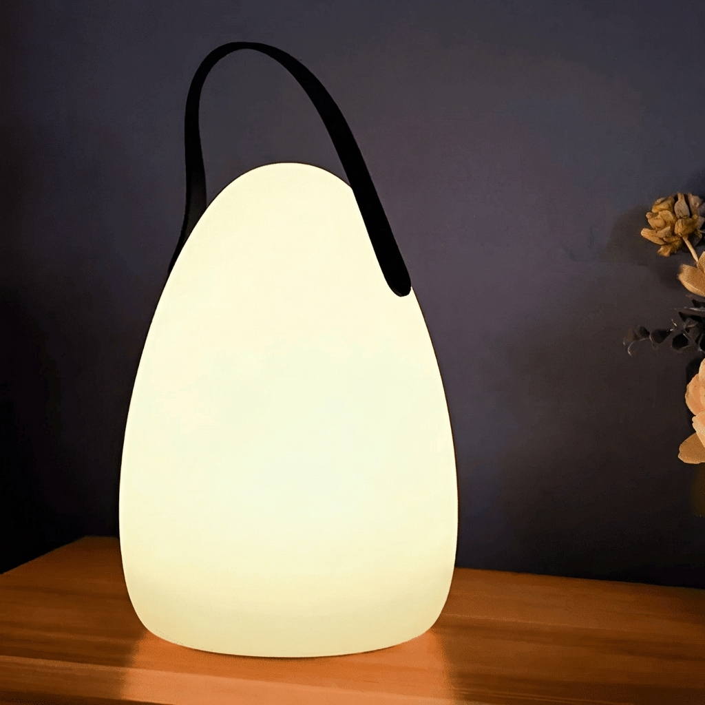 Modern Rounded LED Table Lamp | 1-Light