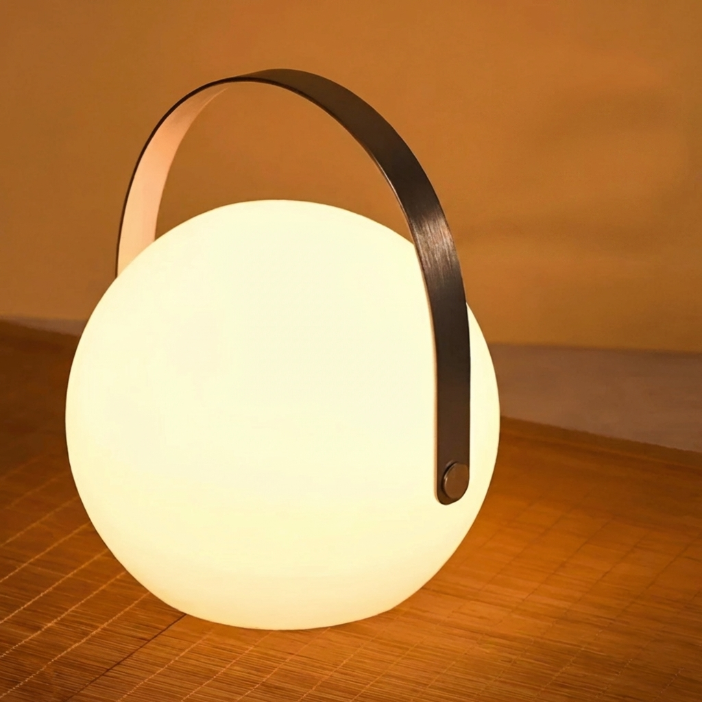 Modern Rounded LED Table Lamp | 1-Light