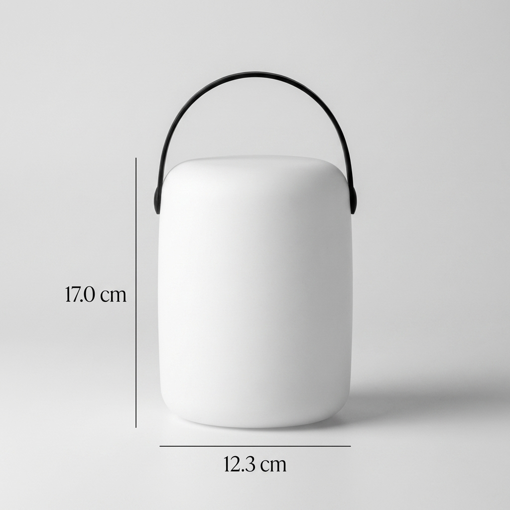 Modern Rounded LED Table Lamp | 1-Light