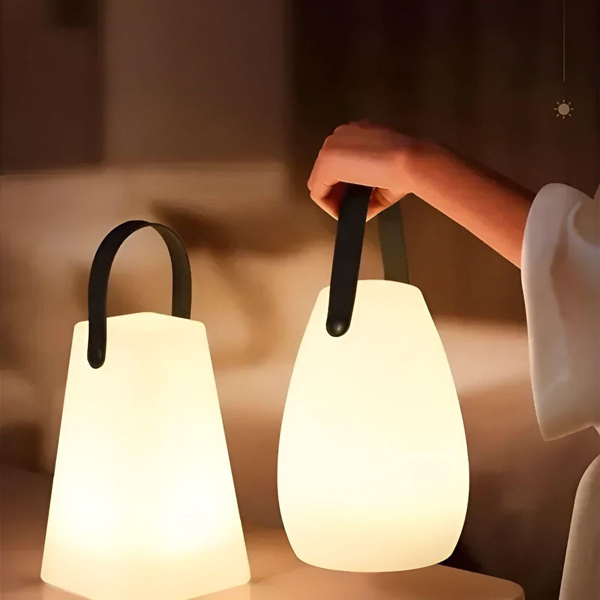 Modern Rounded LED Table Lamp | 1-Light