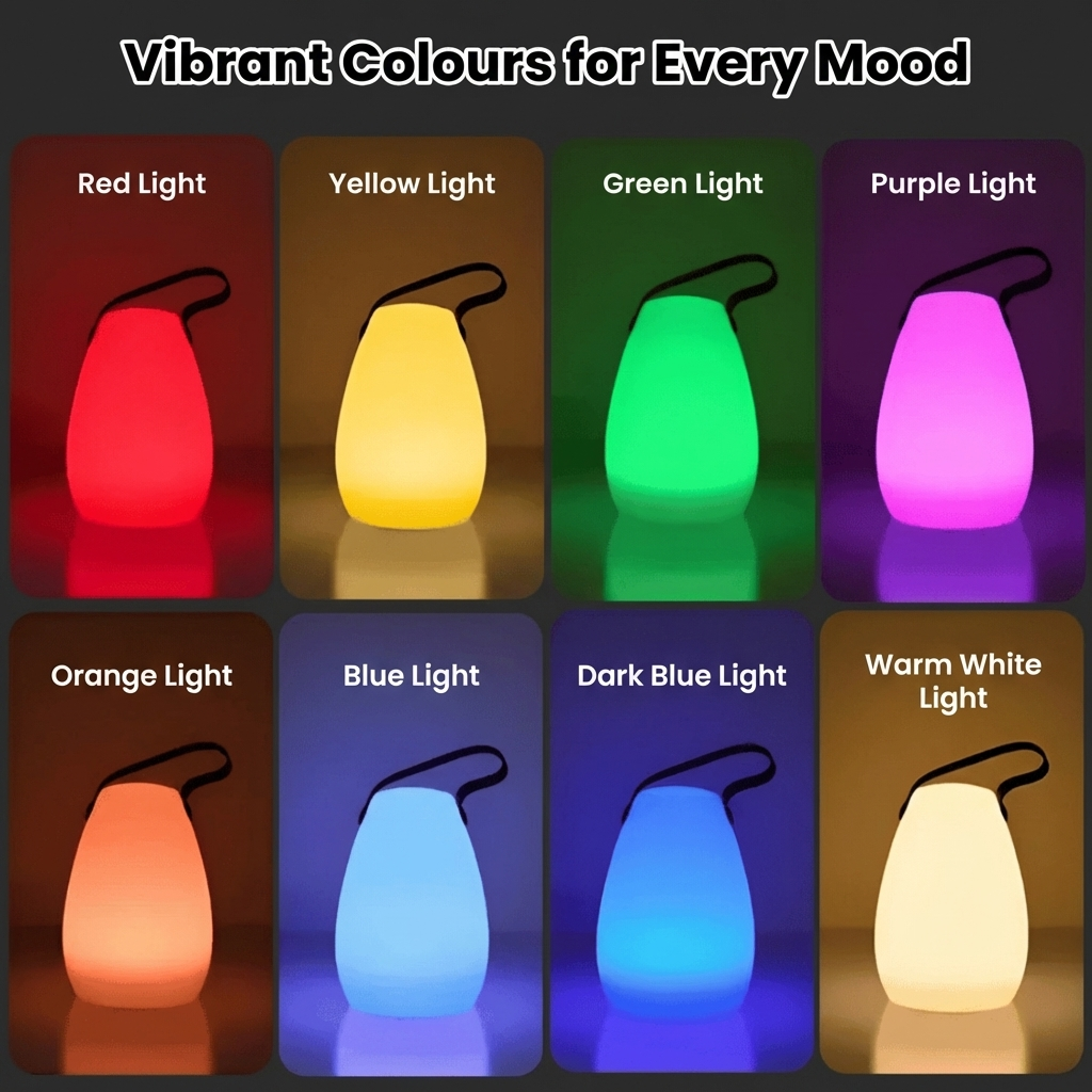 Modern Rounded LED Table Lamp | 1-Light