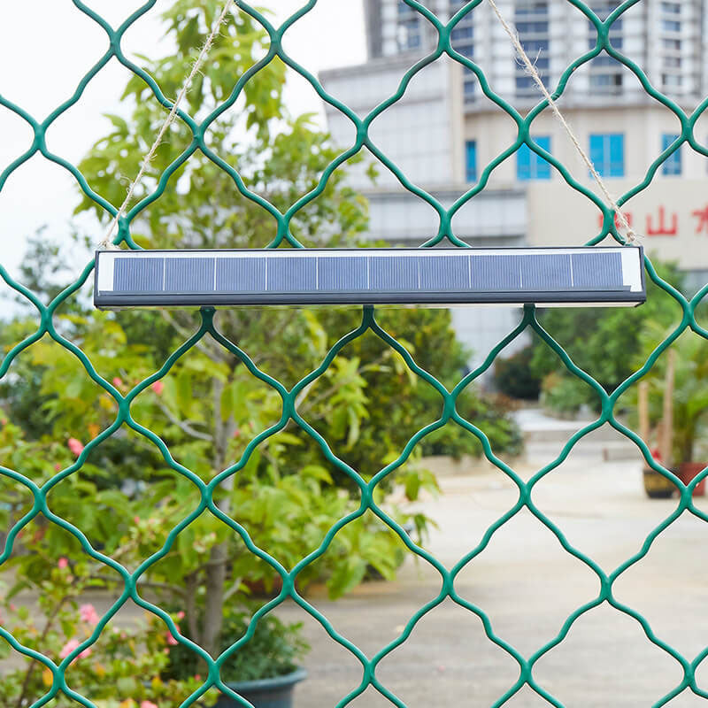 Modern Strip Solar LED Outdoor Wall Light 1-Light