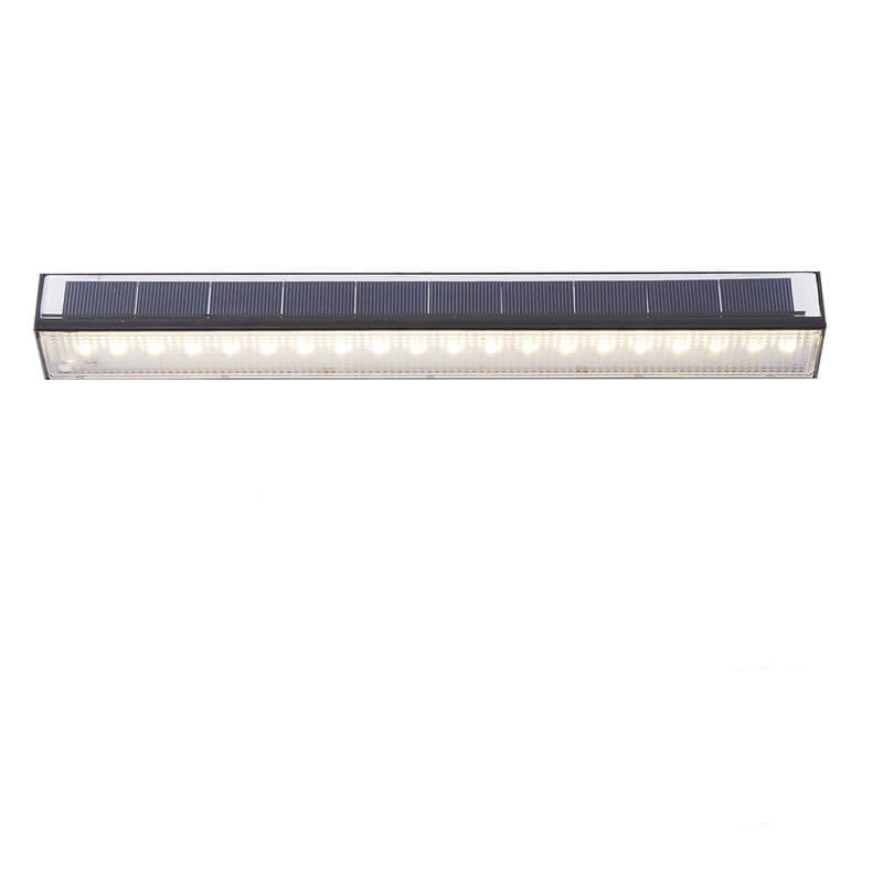 Modern Strip Solar LED Outdoor Wall Light 1-Light