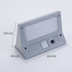 Modern Trapezoid Solar LED Wall Sconce 1-Light