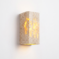 Modern Travertine Stone Rectangular Wall Light LED 1-Light