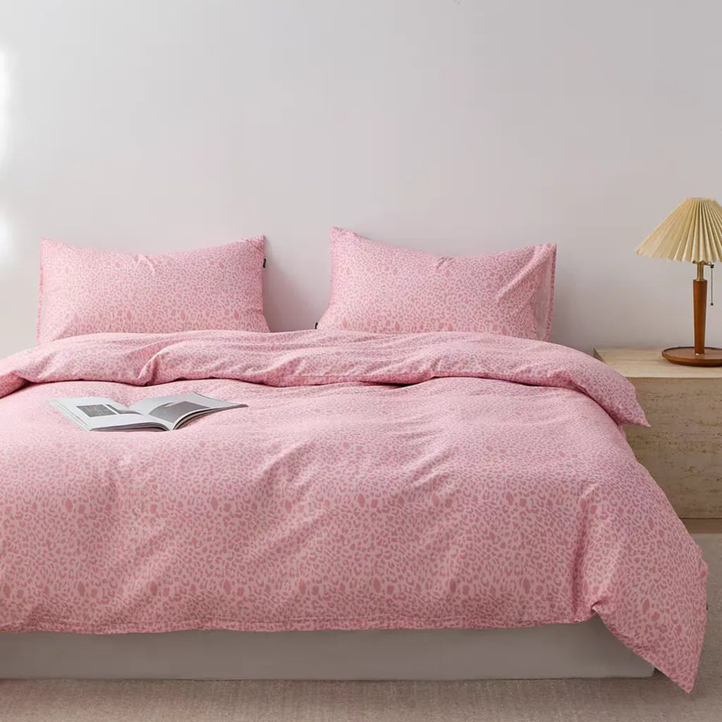 Muse Leopard Print Duvet Cover Bold Cotton Bedding